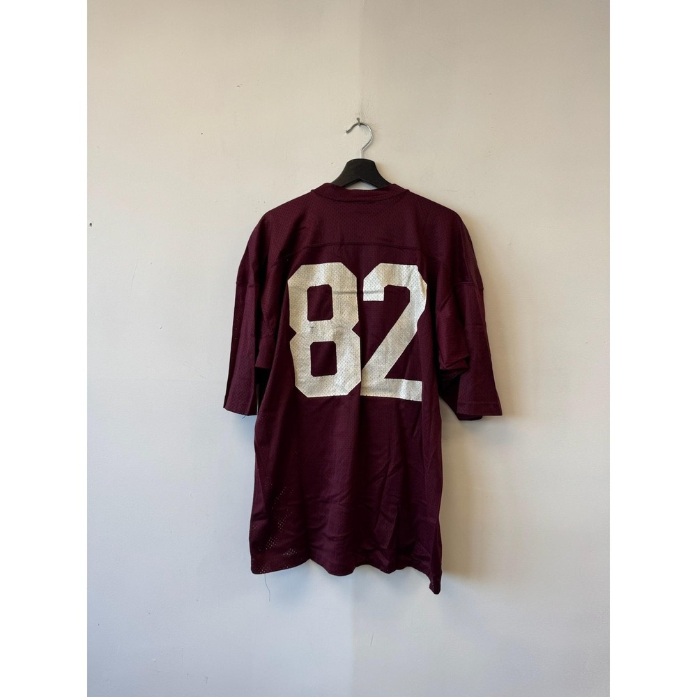 Vintage Champion Mesh Football Jersey Shirt Large Maroon 82 Made USA‎ 80s - Picture 2 of 6